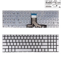 Клавиатура за лаптоп HP Pavilion 15-EG 15-EH Series Сребриста Без Рамка (Малък Ентър) US thumbnail 1