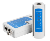 Lanberg cable tester for RJ-45, RJ-12, RJ-11, coaxial - NT-0401 thumbnail 1