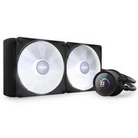 Охлаждаща система NZXT Kraken 240 RGB Black, LCD Display - NZXT-FAN-RL-KR240-B1 thumbnail 2