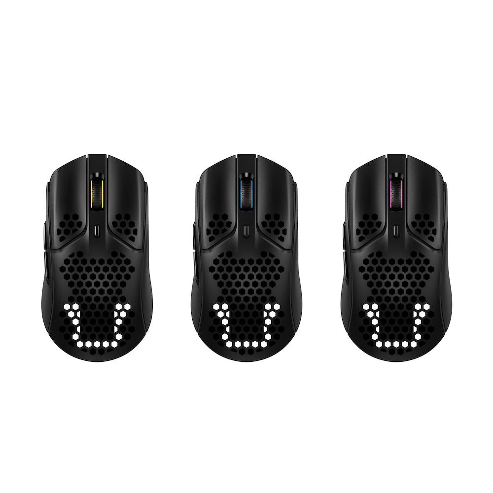 Геймърска мишка HyperX Pulsefire Haste, Wireless, RGB, USB, Черен Червен - HX-MOUSE-PFHW-BK