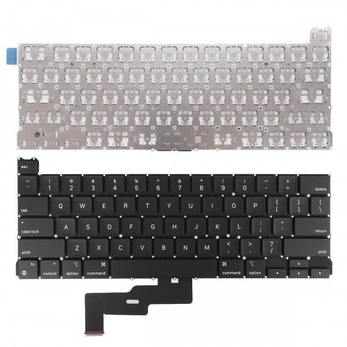 Клавиатура за лаптоп Apple Macbook Pro A2338 Black / Черна с Малък Ентър US