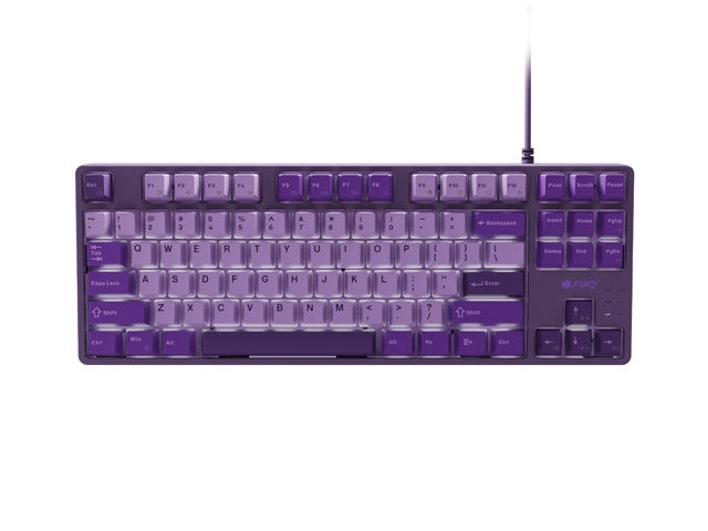Геймърска клавиатура Fury Kanabo K2, US layout, White backlight, Mechanical, Violet