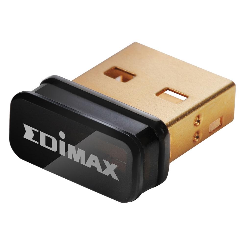 Безжичен нано адаптер EDIMAX EW-7811UN, USB, Realtek, 2.4Ghz, 802.11n/g/b - EDIM-EW-7811UN