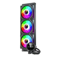 Охлаждаща система GameMax IceBurg 360 Digital Black, Water Cooling 360 system, Full Copper block base, thumbnail 1