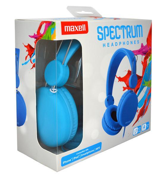 Слушалки с микрофон MAXELL HP SPECTRUM, SMS-10S , Син - ML-AH-HP-SPEC-BLUE