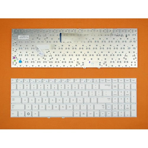 Клавиатура за лаптоп Samsung 300 SERIES NP300 NP300E5A 15.6 Без Рамка Бяла US с малък Enter