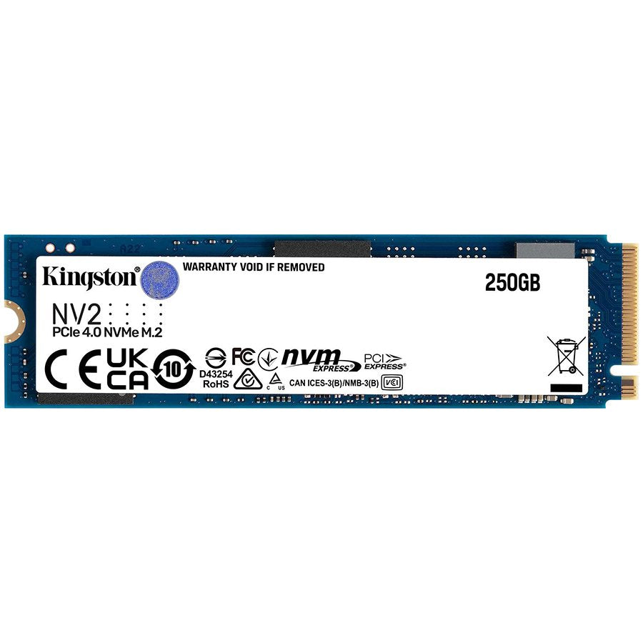 250GB Kingston NV2 M.2 2280 PCIe 4.0 NVMe SSD