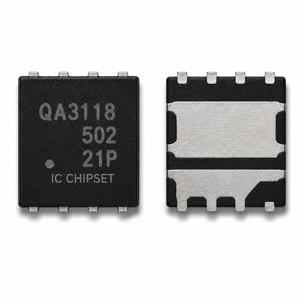 QA3118M6N 30V Asymmetric Dual N-Channel Power MOSFET PRPAK 5×6 (QFN-8)