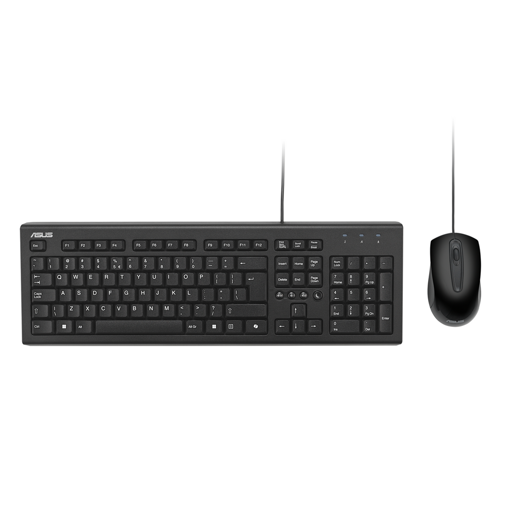 ASUS U2000 KB+MOUSE BLACK W11 - 90-XB1000KM001K0 - (72655)
