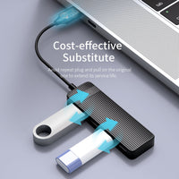 Orico хъб USB2.0 HUB 4 port Black - FL02-BK thumbnail 6