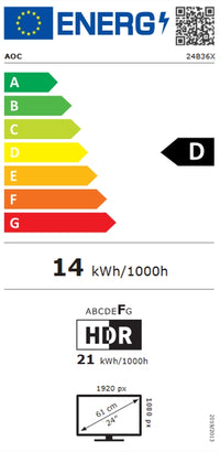 Монитор, AOC 24B36X, 23.8