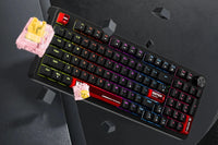Marvo геймърска механична клавиатура Gaming Mechanical Keyboard Arma 98 KG937 - 1K, TNT Peach Switches [Linear], (English US) (MARVO-KG937) thumbnail 4