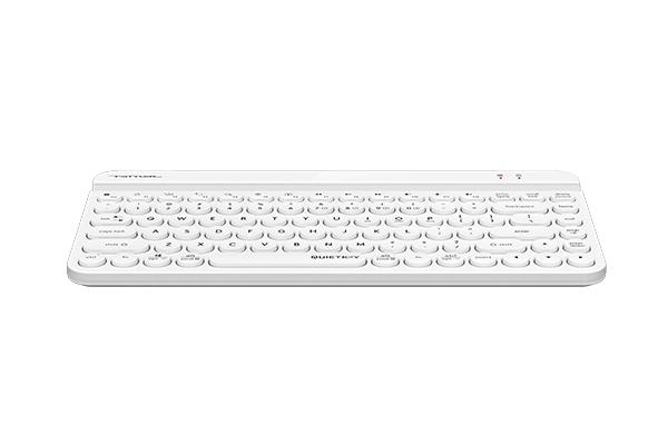 Безжична клавиатура A4tech Fstyler FBK30, Bluetooth, 2.4G, Стойка за телефон, Кирилизирана, Бяла - A4-KEY-FBK30-WHITE