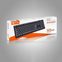 Meetion K202 Keyboard Black , USB thumbnail 2