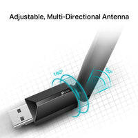 Безжичен USB адаптер TP-Link Archer T2U Plus AC600 thumbnail 3