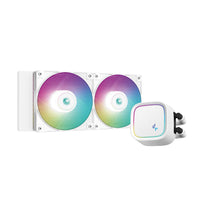 Охлаждаща система DeepCool Water Cooling LE520 White Addressable RGB LGA1700/AM5 - R-LE520-WHAMMN-G-1 thumbnail 1