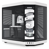 Кутия за компютър HYTE Y70 Tempered Glass Black/White - HYTE-CASE-GEHY-025 thumbnail 2