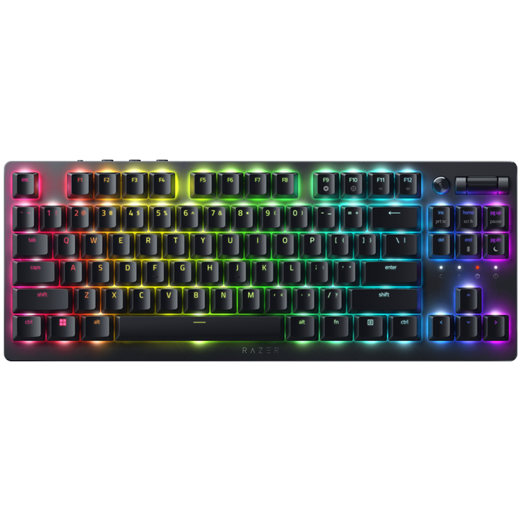 Razer DeathStalker V2 Gaming Keyboard, Red Switch, US Layout, Low-Profile Optical Switches (Linear) - RZ03-04500100-R3M1