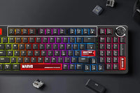 Marvo геймърска механична клавиатура Gaming Mechanical Keyboard Arma 98 KG937 - 1K, TNT Peach Switches [Linear], (English US) (MARVO-KG937) thumbnail 7