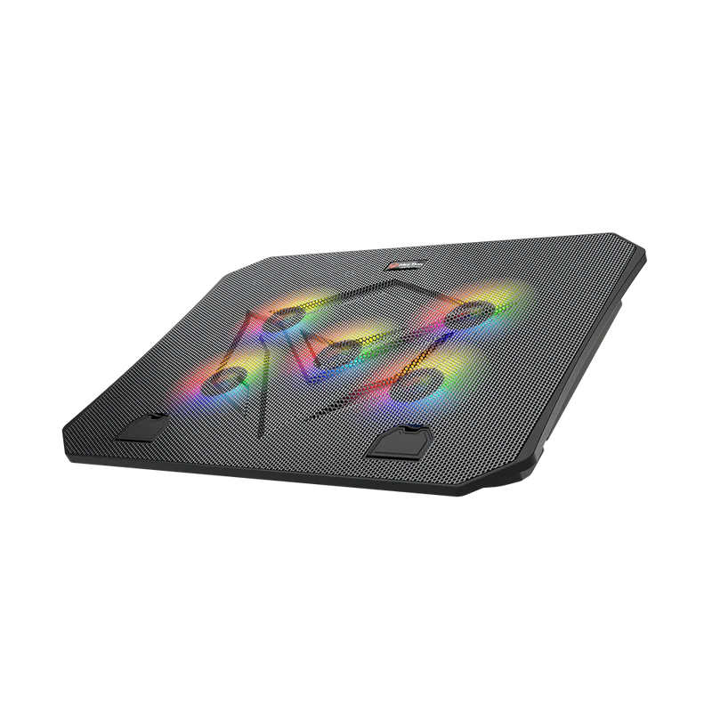 Meetion CP3030 Cooling Pad, Five fan with RGB back light