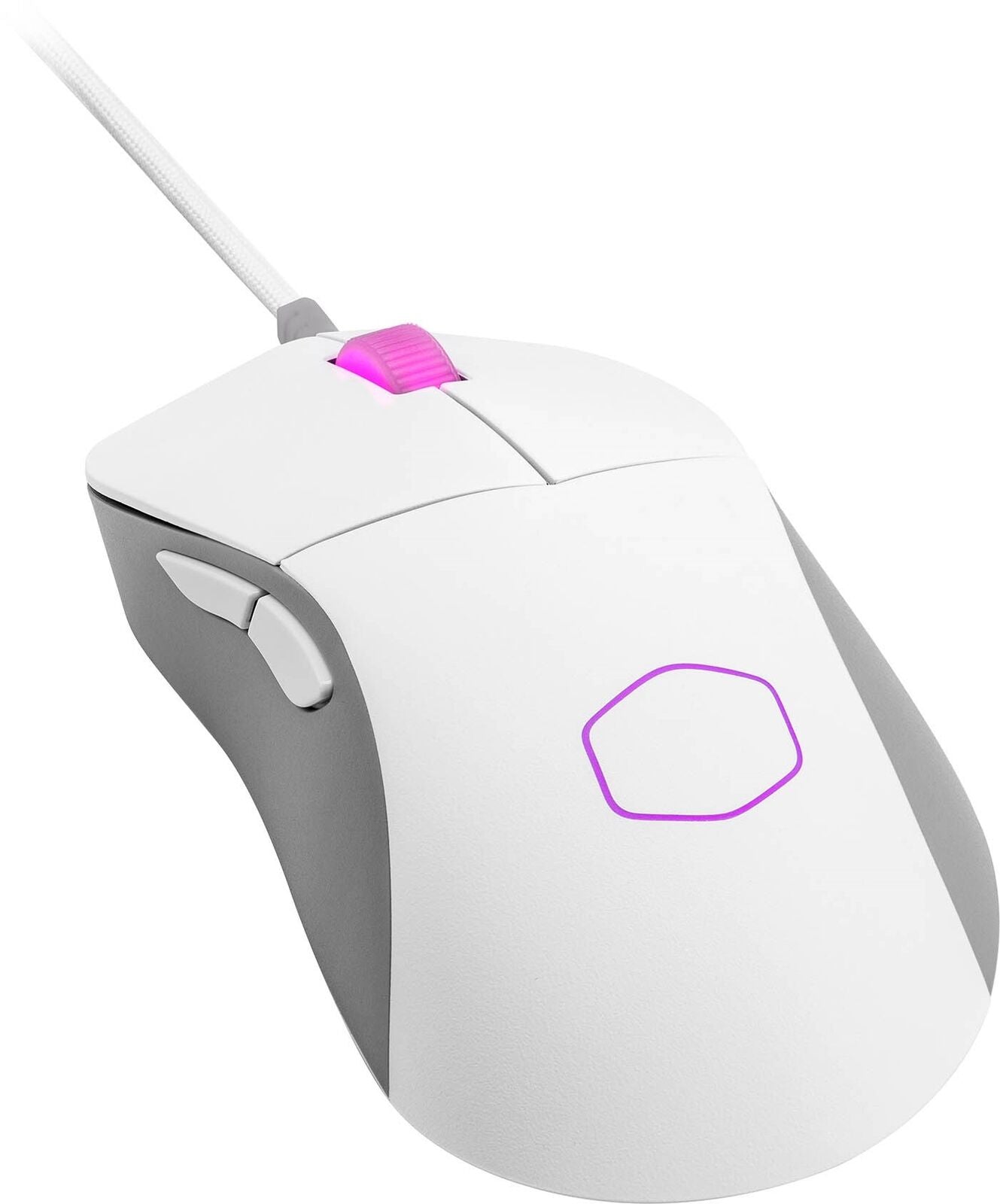 Геймърска Оптична Мишка Cooler Master MM730, wired mouse, optical, 16000 DPI, RGB, Бяла, MM-730-WWOL1