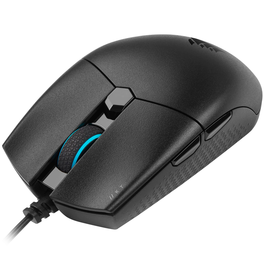 Corsair KATAR PRO Gaming Mouse, Wired, Black, Backlit RGB LED, 12400 DPI, Optical (EU Version) - CH-930C011-EU