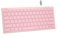 Безжична клавиатура A4TECH FBX51C FSTyler, розово - A4-KEY-FBX51C-PINK thumbnail 4