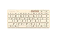 A4tech FBK26C AS Cafe Latte Fstyler безжичнa мини тиха клавиатура, Multi-mode, кирилизирана - A4-KEY-FBK26-CAFE-BG thumbnail 2