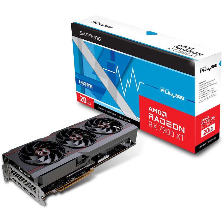 Sapphire Radeon RX7900XT Gaming Pulse OC 20GB GDDR6 HDMI DP - (A) - 11323-02-20G