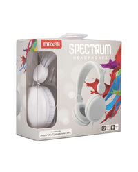 Слушалки с микрофон MAXELL HP SPECTRUM, SMS-10S, Бял - ML-AH-HP-SPEC-WH thumbnail 3