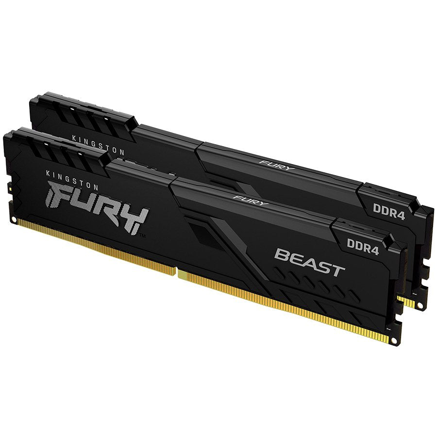 Памет Kingston DRAM 64GB 3600MT/s DDR4 CL18 DIMM (Kit of 2) FURY Beast Black - KF436C18BBK2/64