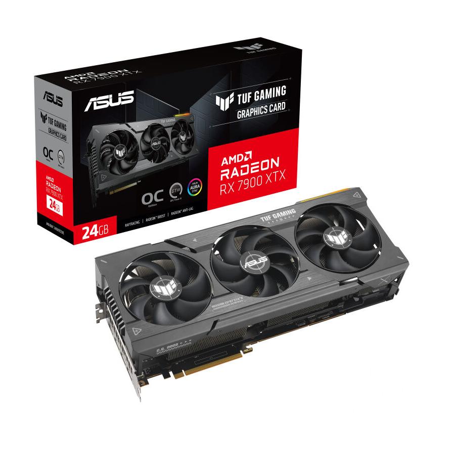 ASUS TUF-RX7900XTX-O24G-GAMING 24GB GDDR6 HDMI DP - (A) - 90YV0IG0-M0NA00