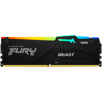 Памет Kingston 32GB 6000MT/s DDR5 CL30 DIMM (Kit of 2) FURY Beast RGB XMP - KF560C30BBAK2-32 thumbnail 1