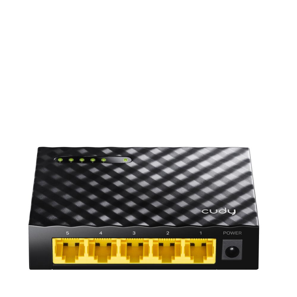 Суич Cudy GS105D, 5 портов, 10/100/1000, Auto-MDI/MDIX - GS105D