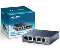 5-port Gigabit Desktop Switch, QoS, IGMP snooping, desktop, steel housing, TL-TL-SG105 thumbnail 4