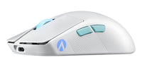 Мишка, Asus ROG Harpe Ace Aim Lab Edition Gaming Mouse, 54 g Ultra-Lightwieght, Connectivity (2.4GHz RF, Bluetooth, Wired), 36K DPI Sensor, 5 Programmable Buttons, ROG SpeedNova, Esports & FPS Gaming thumbnail 7