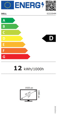 Монитор, Dell E2225HM, 21.5