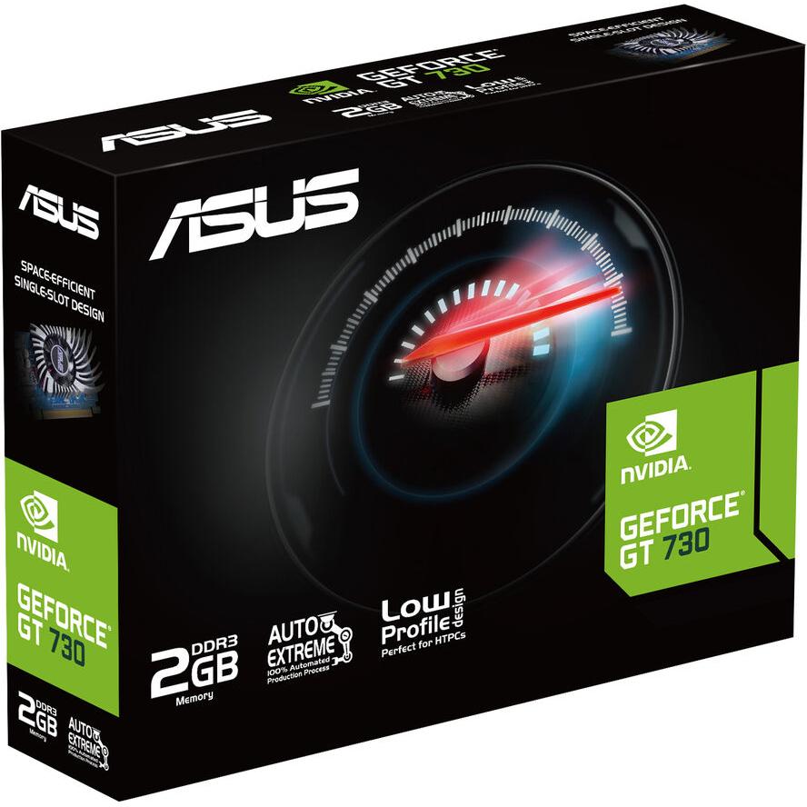 ASUS GT730-2GD3-BRK-EVO 2GB GDDR3 HDMI DVI-D LP - (A) - 90YV0HN1-M0NA00 (8 дни доставкa)