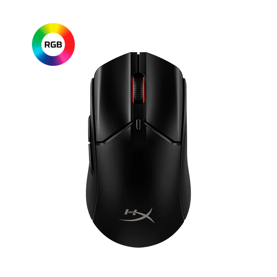 Геймърска мишка HyperX Pulsefire Haste 2, Wireless, RGB, USB, Черен - HX-MOUSE-PFH-WL-BL-2