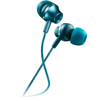 CANYON Stereo earphones with microphone, metallic shell, 1.2M, blue-green - CNS-CEP3BG thumbnail 2
