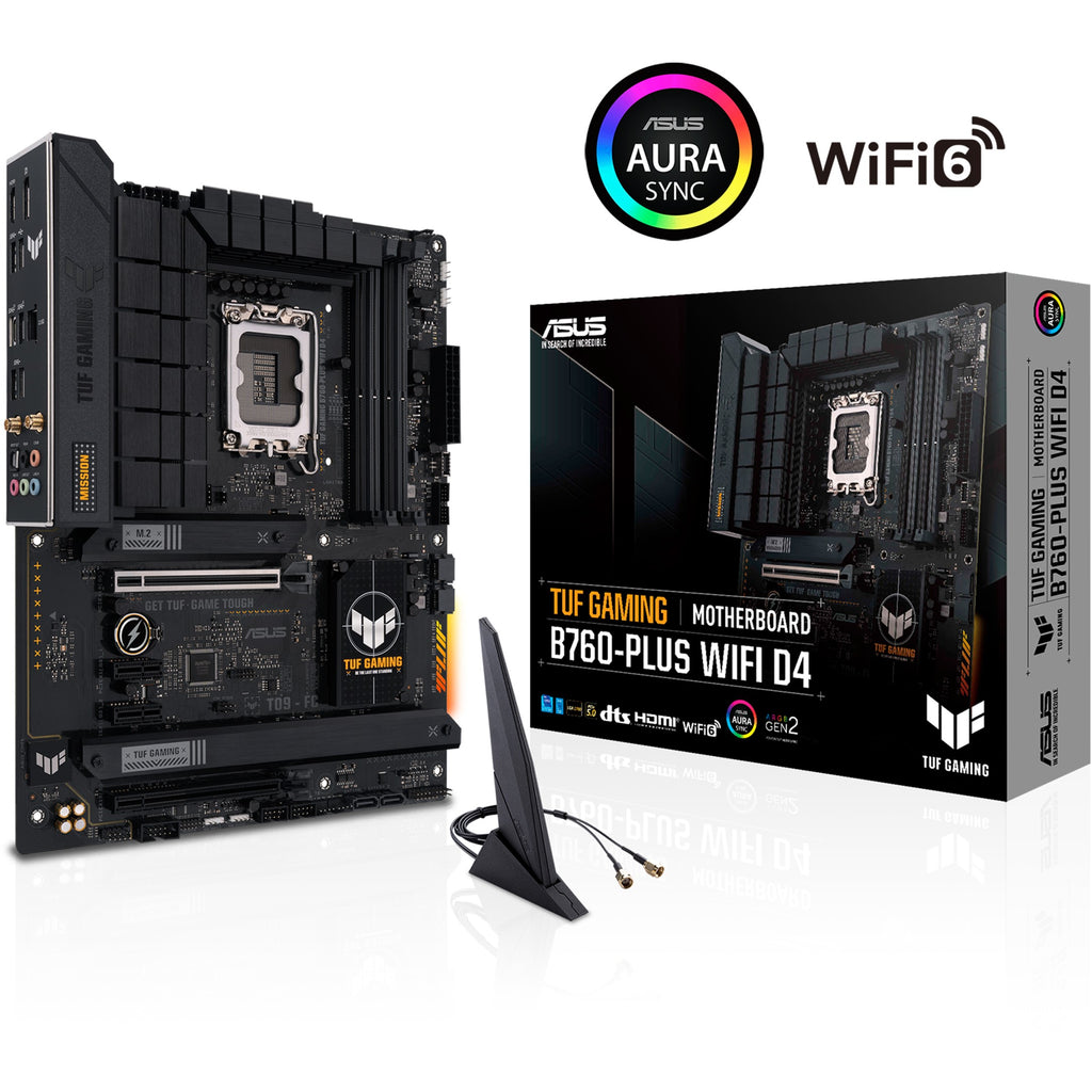 Дънна платка 1700 ASUS TUF Gaming B760-PLUS WIFI DDR4 - (К) - 90MB1DF0-M0EAY0 (8 дни доставкa)