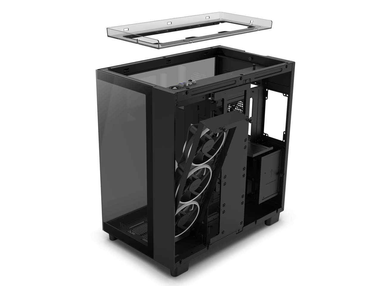 Кутия за компютър NZXT H9 Elite Matte Black