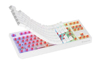 Геймърска клавиатура Genesis Thor 230 TKL Wireless US White RGB Mechanical Outemu Red thumbnail 4