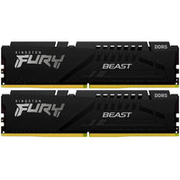 Памет Kingston 64GB 6000MT/s DDR5 CL30 DIMM (Kit of 2) FURY Beast Black XMP - KF560C30BBK2-64 thumbnail 1