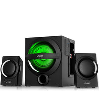 F&D A140X 2.1 Multimedia Speakers, 37W RMS (12Wx2+13W), 2x3'' Satellites + 4'' Subwoofer - A140X thumbnail 1