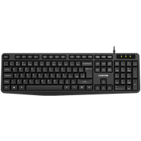 CANYON keyboard KB-1 EN/BG Wired Black - CNE-CKEY01-BG thumbnail 1