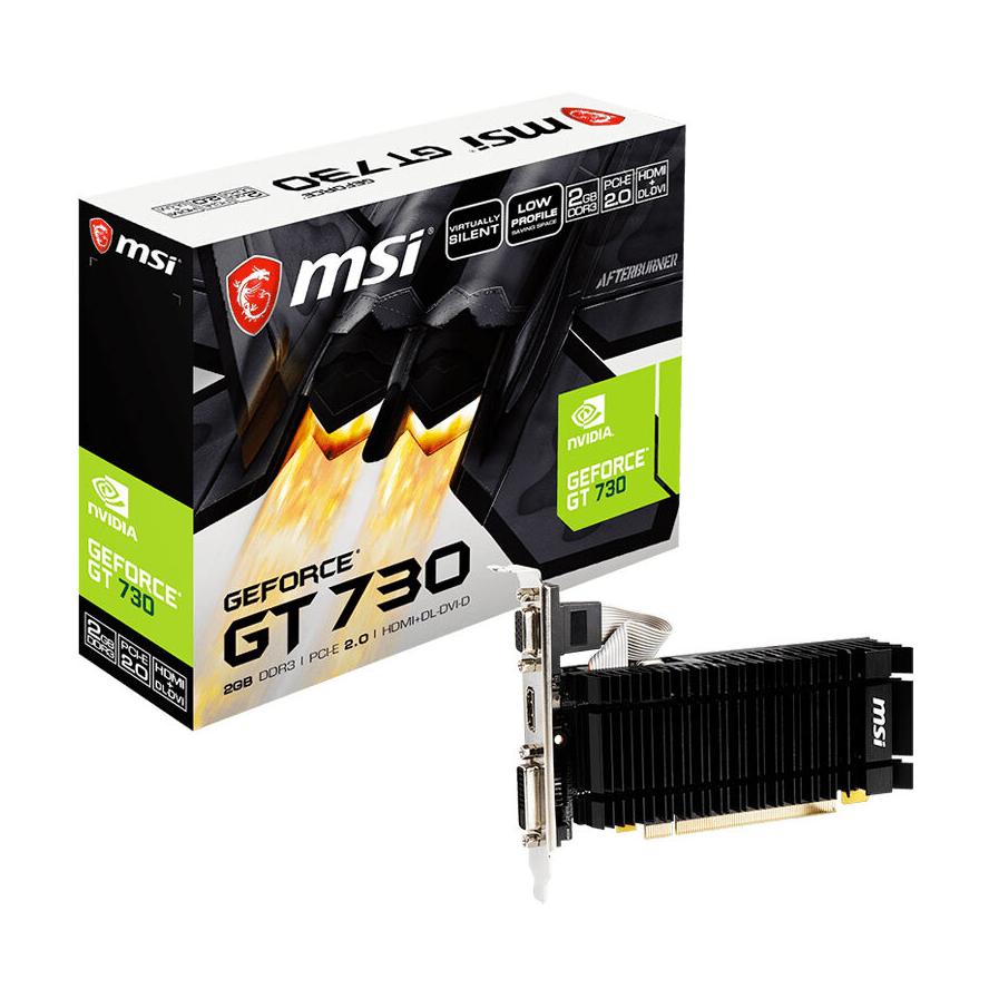 MSI GT730 N730K-2GD3H/LP V1 2GB GDDR3 HDMI VGA - (A) - V809-3861R (8 дни доставкa)
