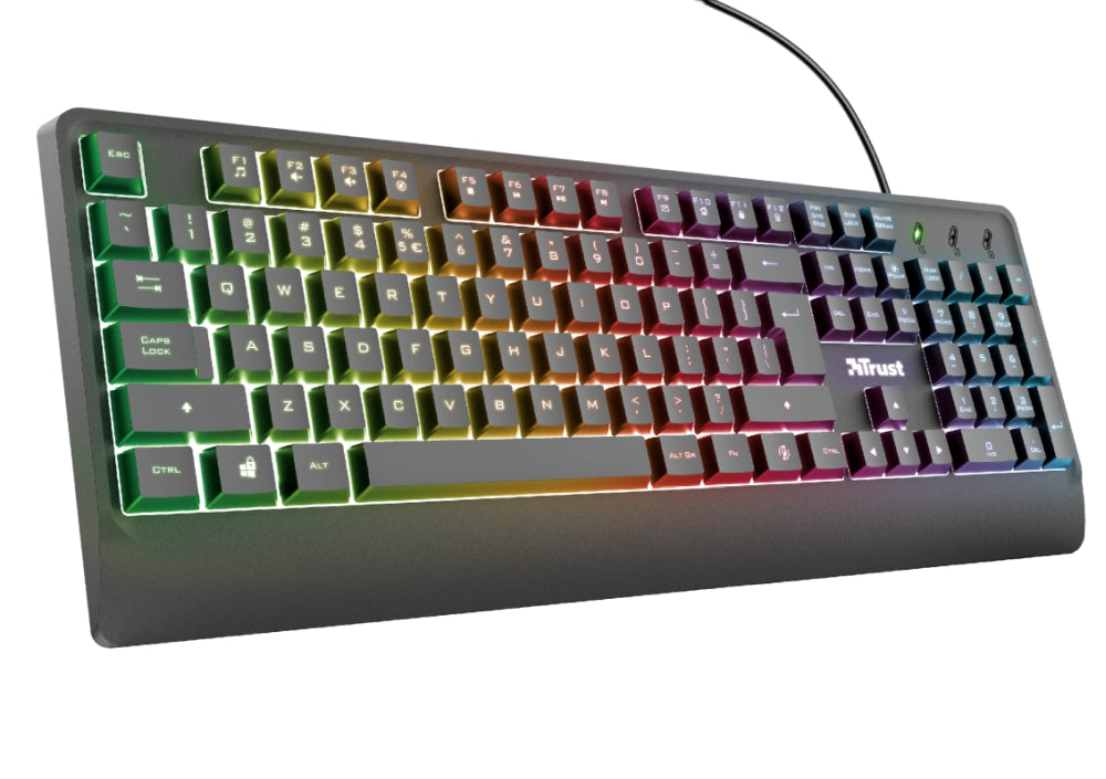 TRUST Ziva Gaming LED Keyboard US 23697