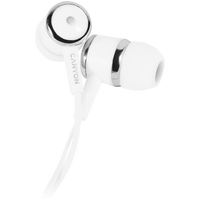 CANYON Stereo earphones with microphone, White - CNE-CEPM01W thumbnail 1