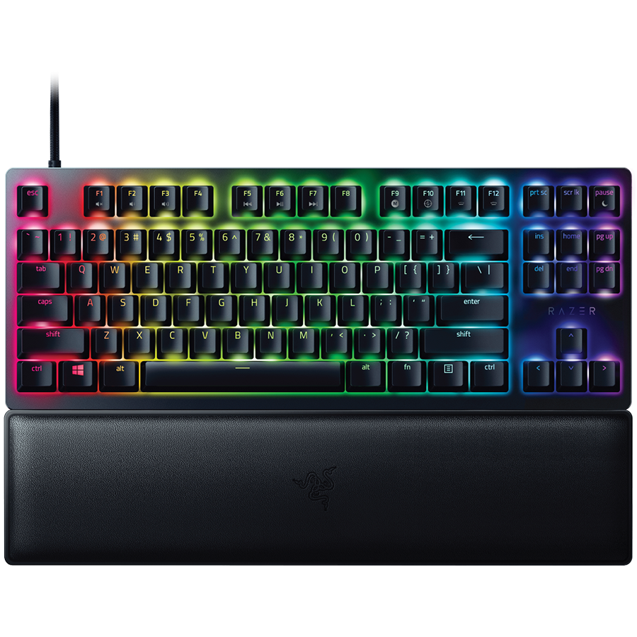 Razer Huntsman V2 Tenkeyless, Optical Gaming Keyboard (Clicky Optical Switch), US Layout - RZ03-03940300-R3M1